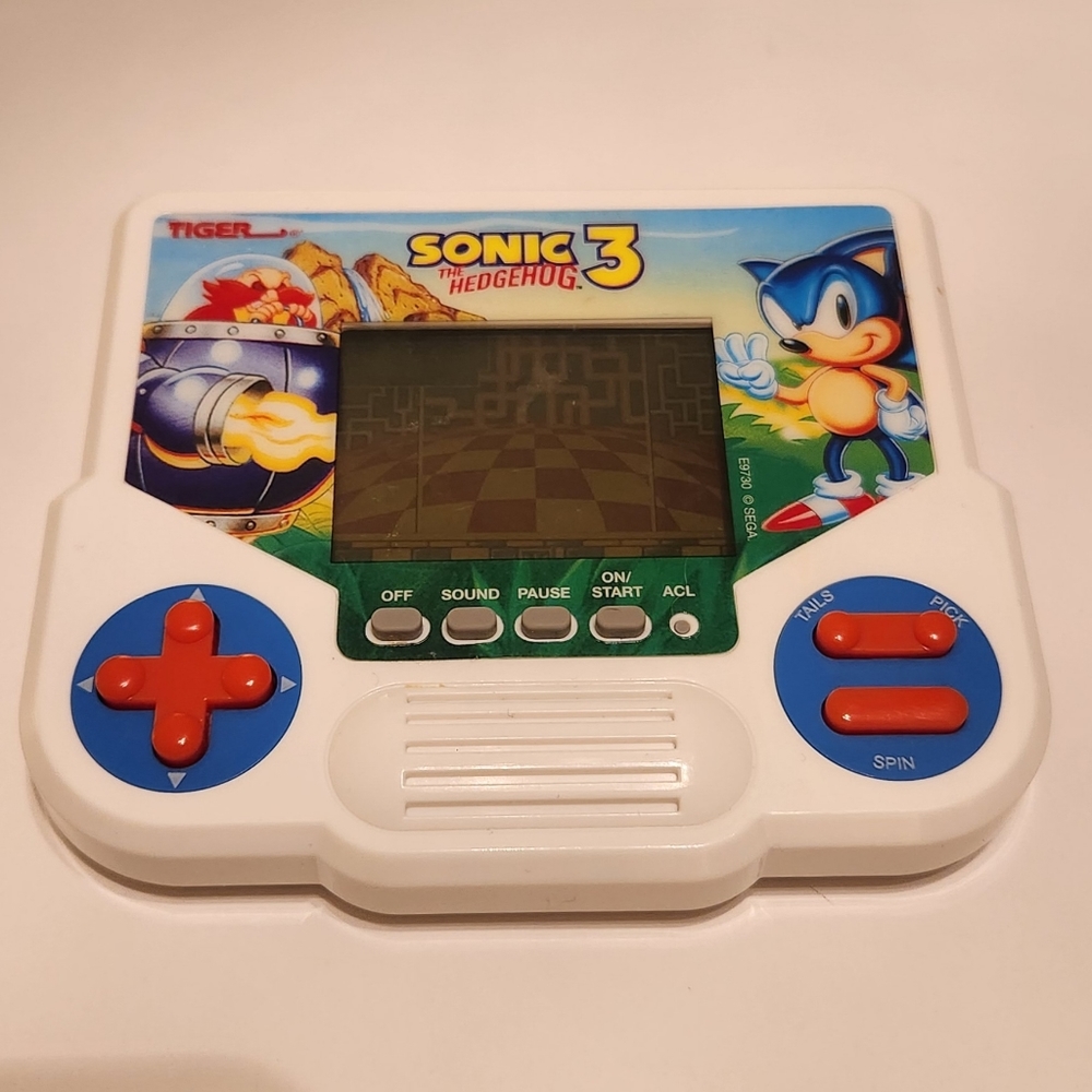 Sonic The Hedgehog 3 Handheld Electronic Game Sega Tiger Tested/Works